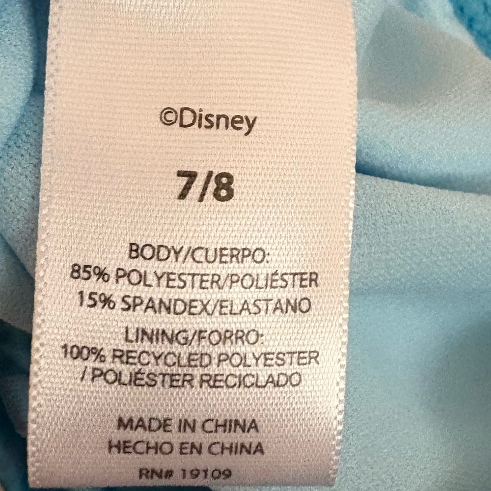 NWT Disney Moana 2 - Full Logo - 1 Piece Swimsuit Size 7/8 - Picture 6 of 7